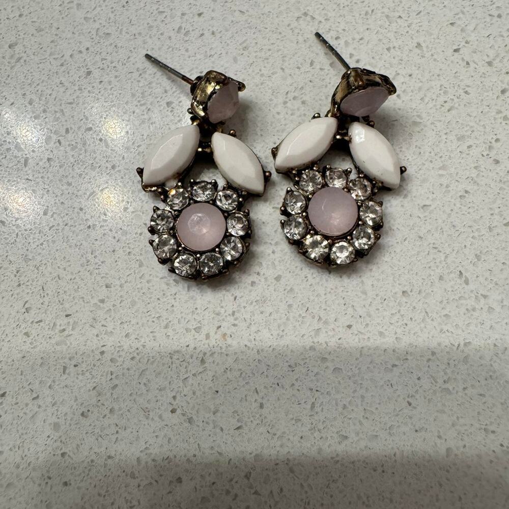 Cubic zirconiafalse diamond silver toned